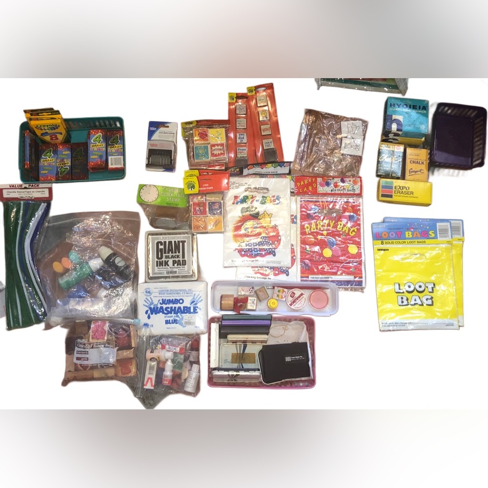 Lot Of Assorted Teacher’s Arts & Craft Supplies for Students